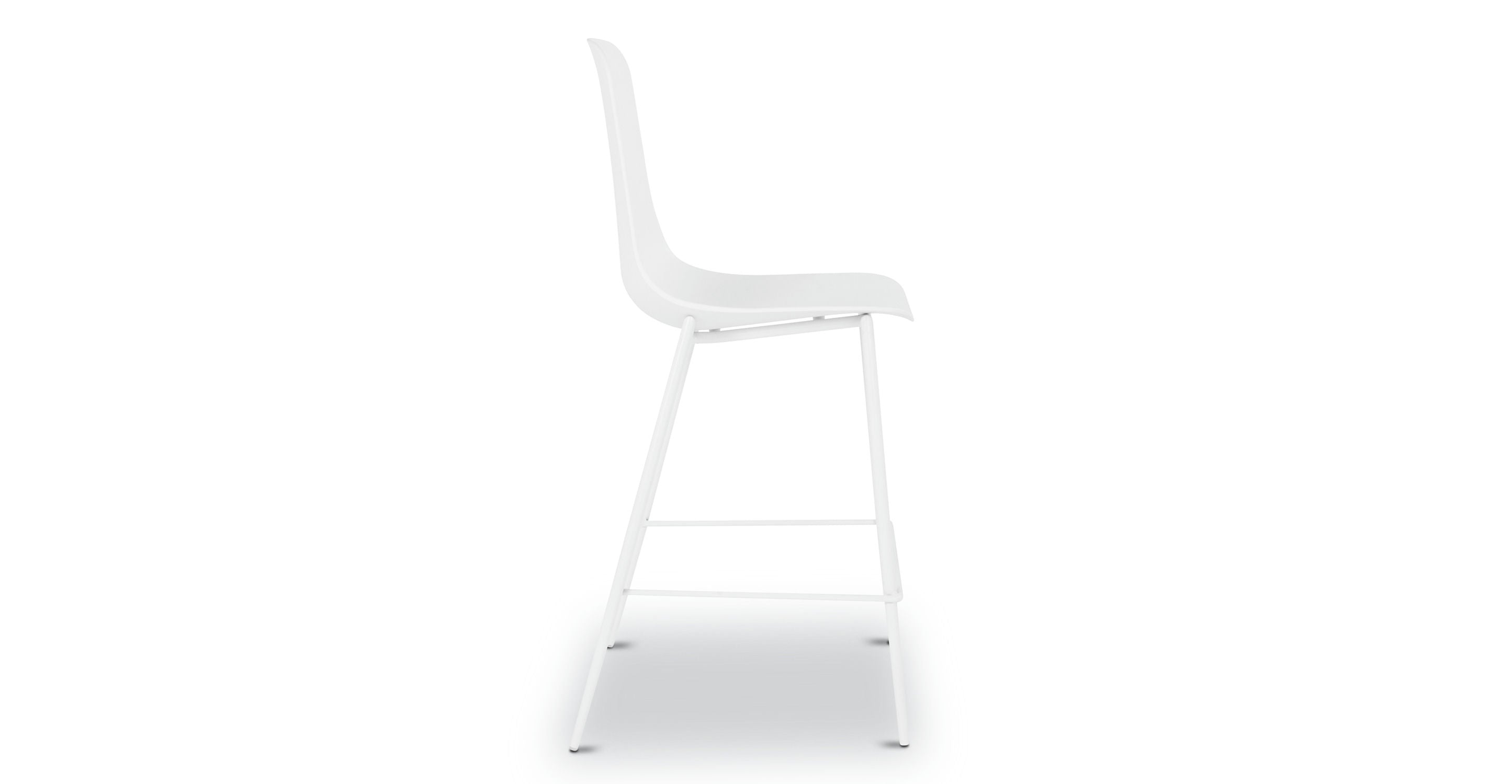 Isla Counter Height Stool - Adjustable Bar Stool with Backrest, Modern Kitchen Island Stool for Dining & Breakfast Nook, Perfect for Home, Cafe & Restaurant Use