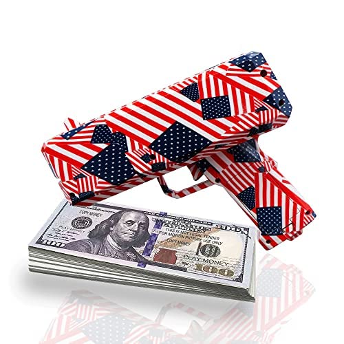 Zoomeek Money Gun Toy - Cash Dispenser for Weddings & Parties