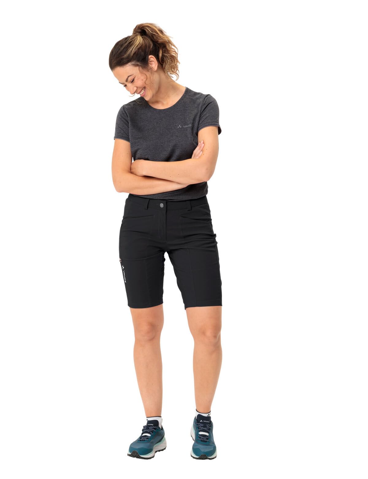 VAUDE Women's Elope Bermuda Shorts - Comfortable Hiking & Travel Shorts for Outdoor Adventures