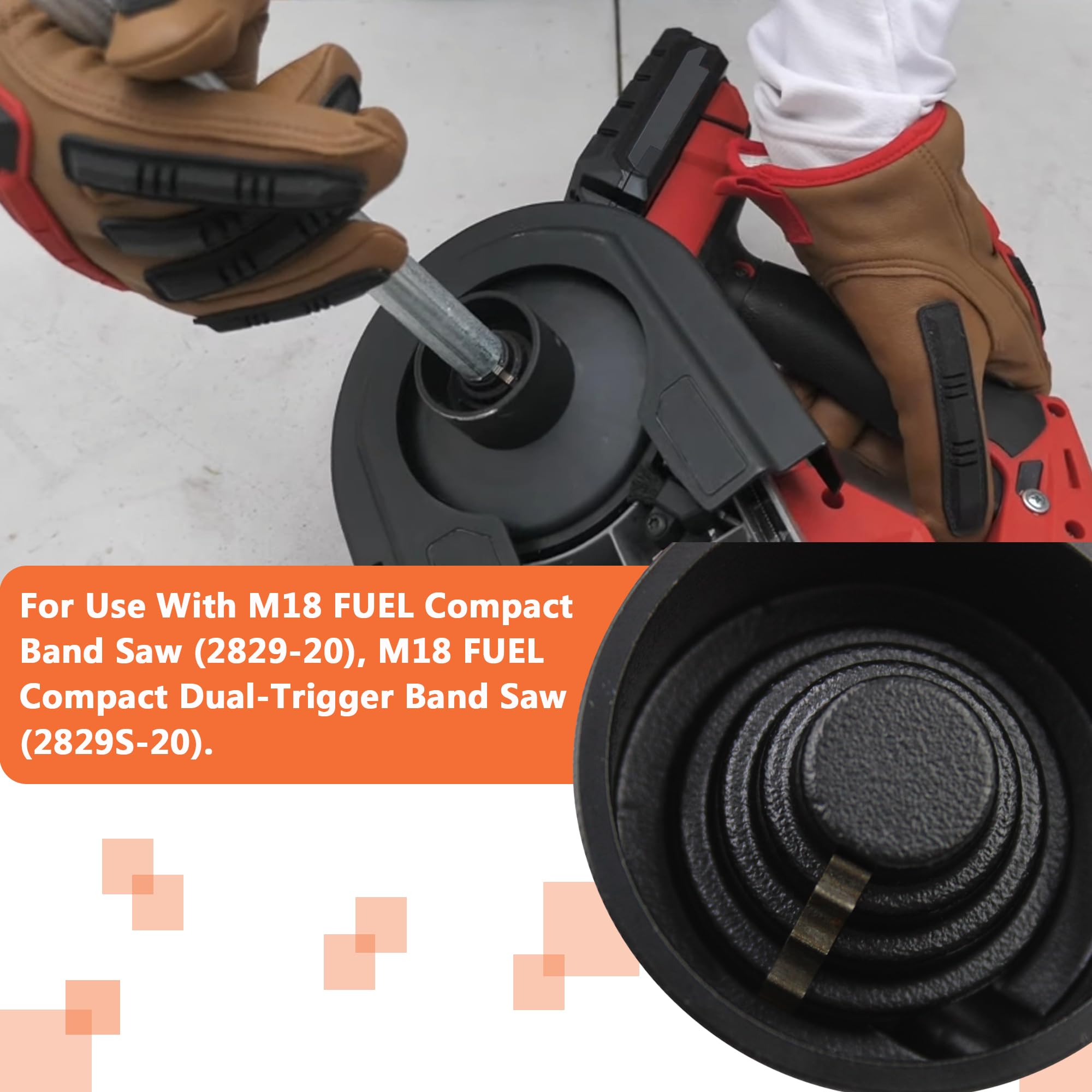 Milwaukee Band Saw Reamer Attachment Replacement - Compatible with M18 Fuel 2829-20 & 2829S-20 (1 Pack) - Perfect for Cutting, Drilling & Metalworking Projects