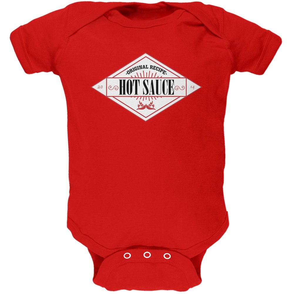 Halloween Hot Sauce Baby Costume - Soft Red One-Piece Outfit for 18-24 Months - Perfect for Trick-or-Treating & Costume Parties