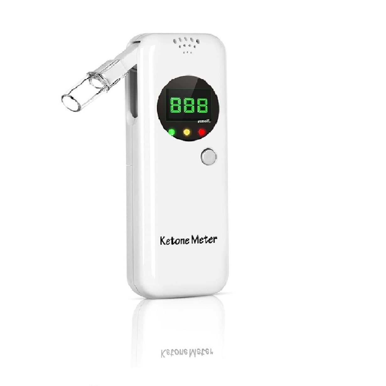 Keto Breathalyzer - Digital Ketosis Test Kit with 10 Disposable Mouthpieces | Accurate Ketone Breath Meter for Weight Loss & Health Tracking | Perfect for Keto Diet, Intermittent Fasting & Diabetes Management