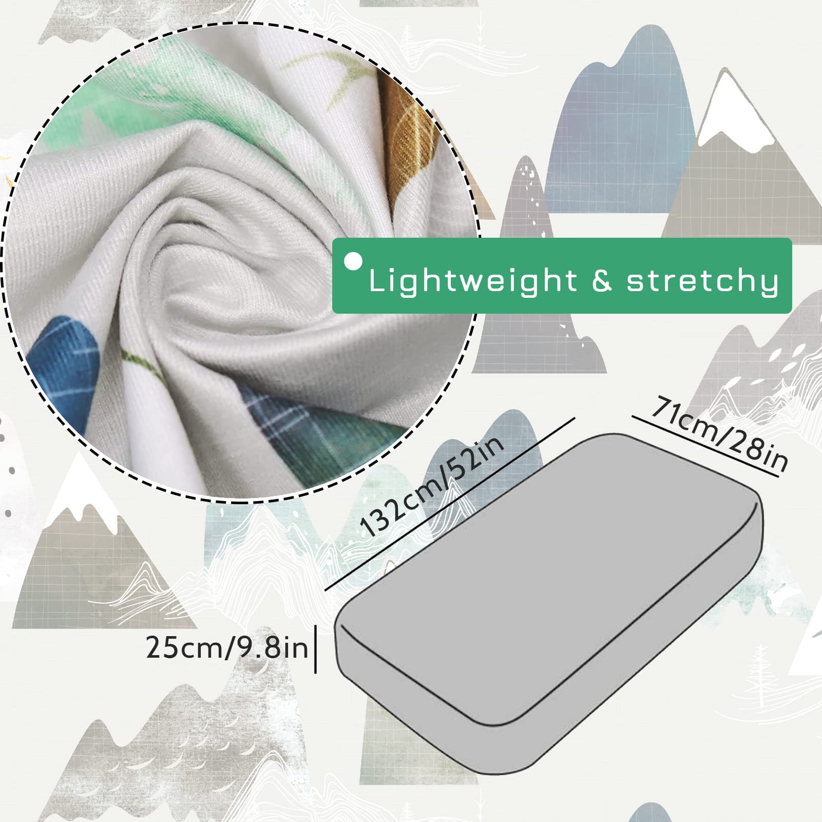 TANOFAR Soft Breathable Baby Crib Sheets for Boys - Comfortable Toddler Bedding Set for Nursery & Kids Room Decor | Perfect for Daycare, Travel & Home Use