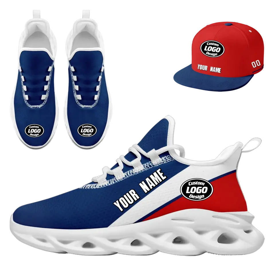 Custom Maxsoul Sneakers & Hat Combo - Personalized Athletic Shoes & Apparel Set for Gifts, Brand Promotions, Fan Festivals & Special Events - Perfect for Sports Enthusiasts, Corporate Giveaways & Themed Parties