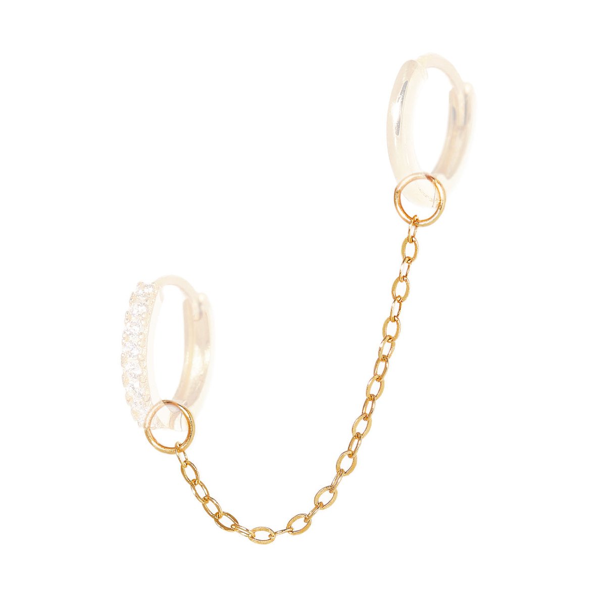 Huggies Chain Ear Jacket - Stylish & Comfortable Baby Earrings for Girls | Perfect for Everyday Wear, Parties & Special Occasions