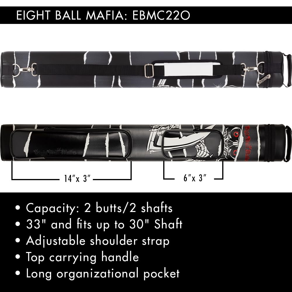 EBMC22O 2 Button 2 Shaft Hard Case - Durable Protective Storage for DJ Equipment, Music Instruments & Electronic Accessories - Perfect for Travel & Professional Use