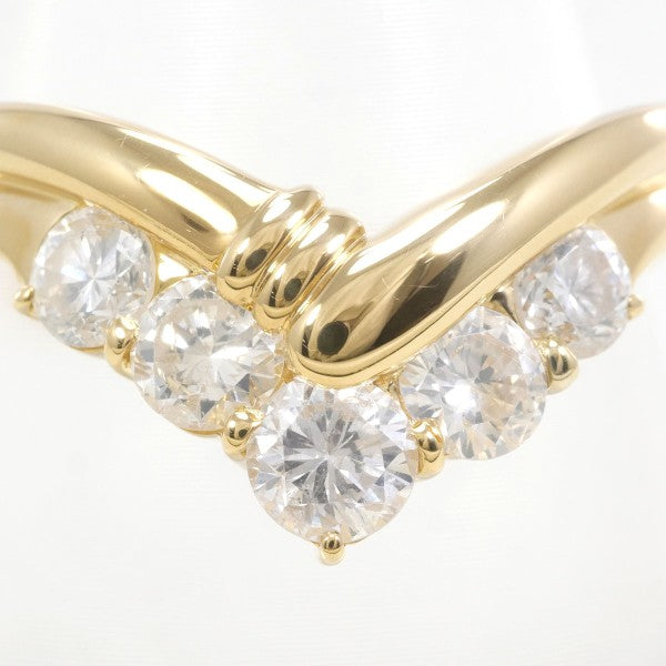 18K Yellow Gold Diamond Ring for Women - Elegant Wedding, Engagement & Anniversary Jewelry Gift - Perfect for Special Occasions & Everyday Luxury