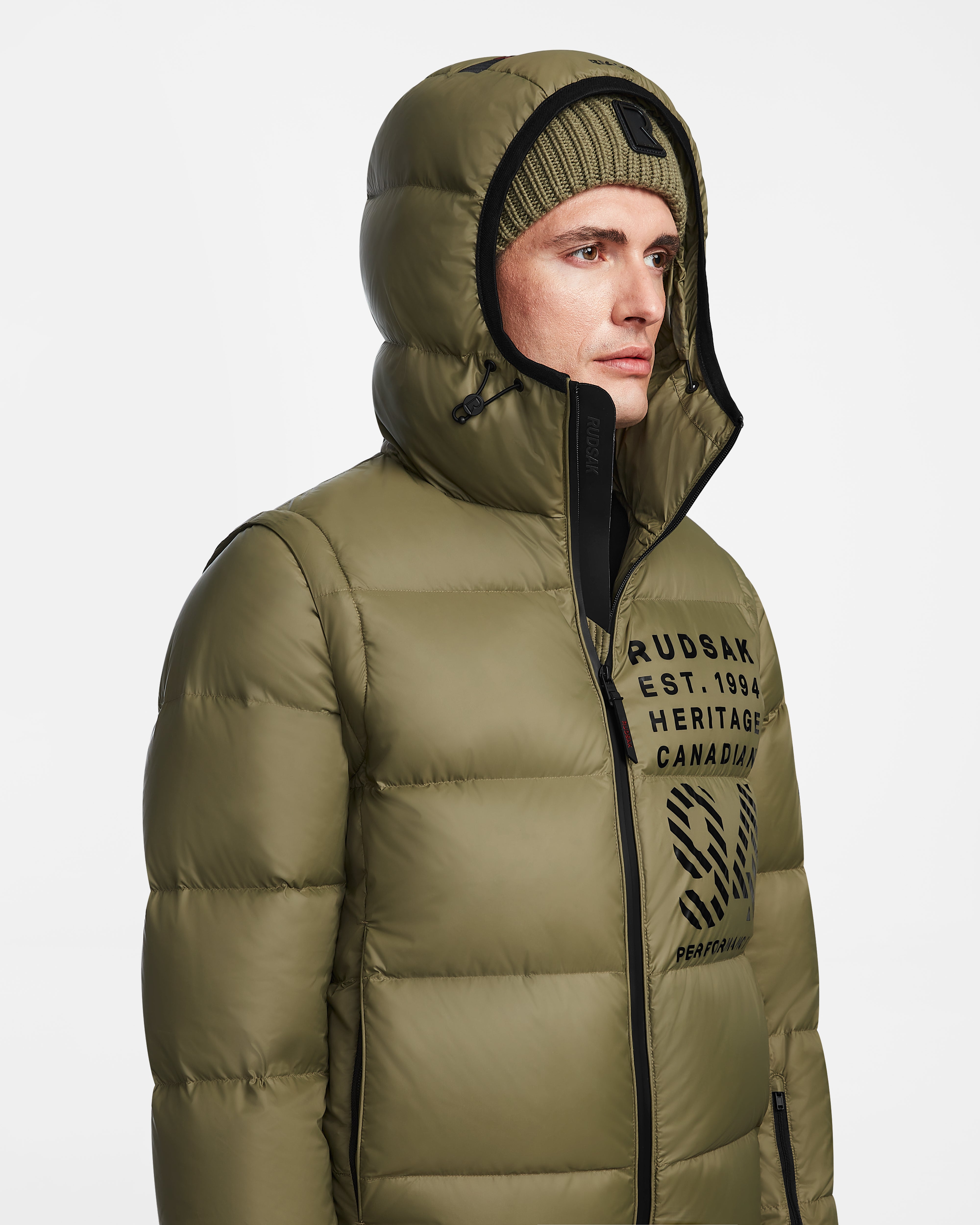 HANS 6124518 Loden Green Jacket - Waterproof Outdoor Winter Coat for Men & Women - Perfect for Hiking, Camping, and Snow Activities