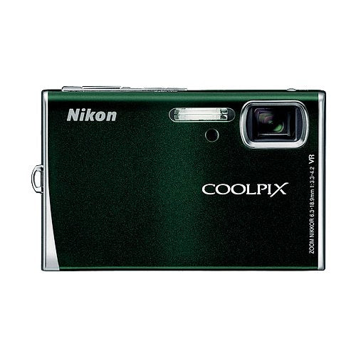 Nikon Coolpix S52 Digital Camera - 12MP, 3x Optical Zoom, HD Video, Green | Perfect for Travel, Vlogging & Everyday Photography
