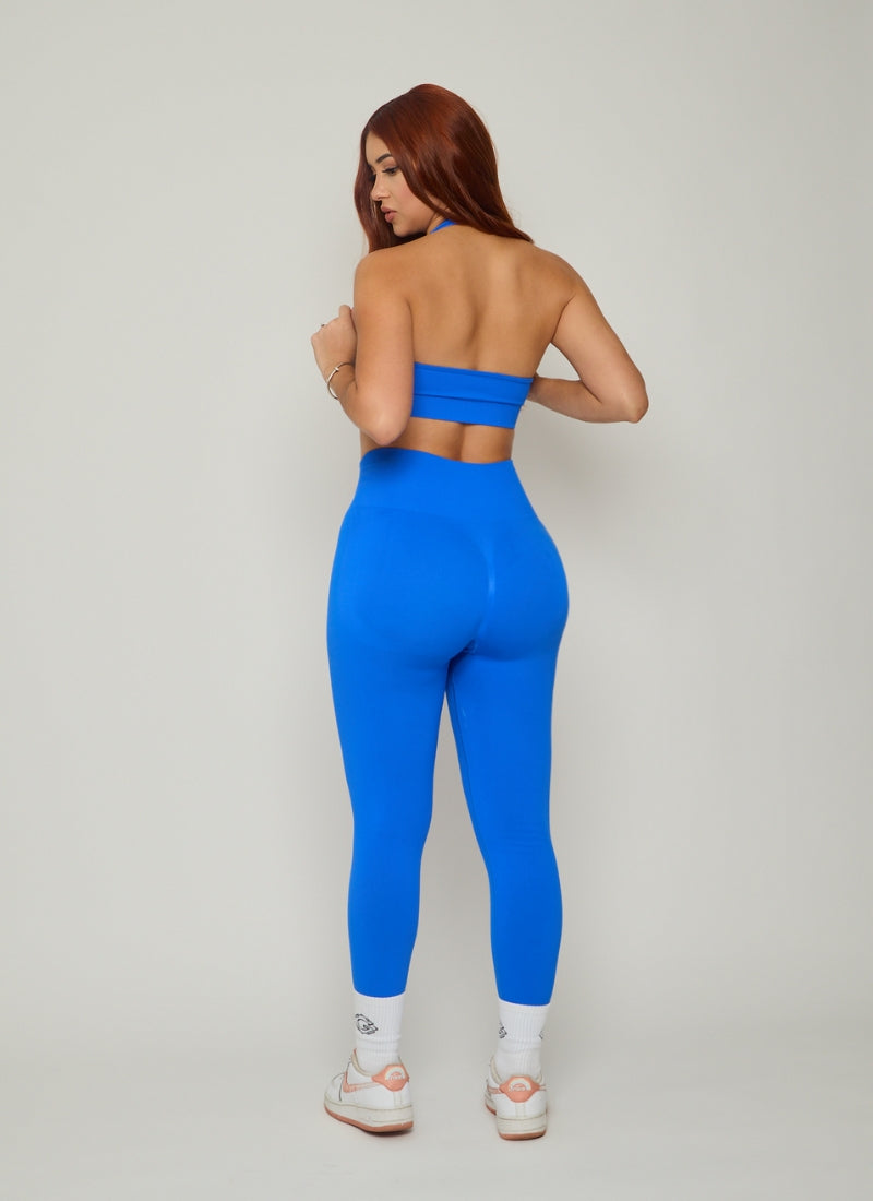 Motion Seamless Yoga Set - High Waist Leggings & Sports Bra - 4-Way Stretch Workout Outfit for Women - Perfect for Gym, Running, Pilates & Lounge Wear