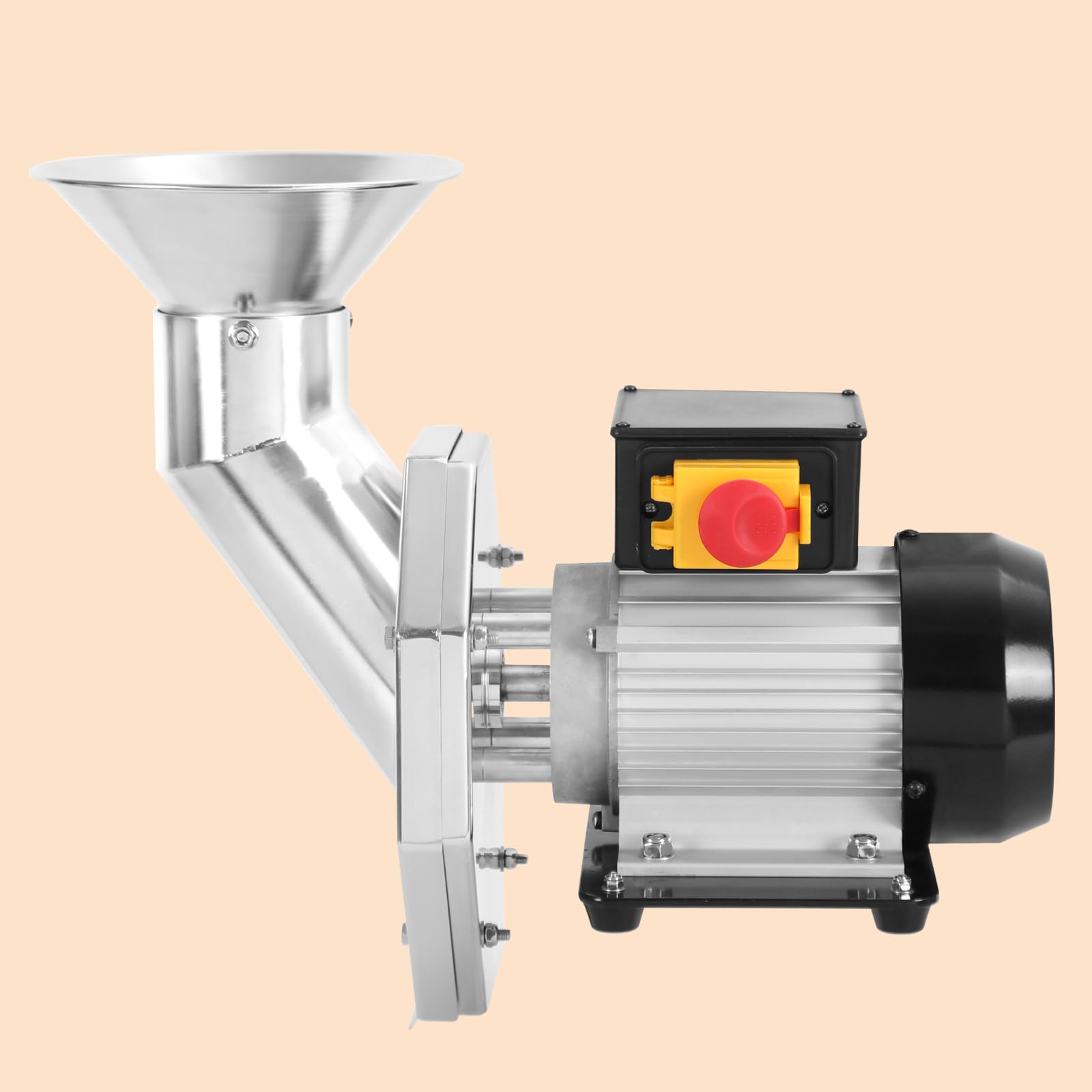 550W Electric Fruit Crusher for Apples, Pears & Potatoes - Portable Grinder for Fine Pulp - Perfect for Juice, Wine & Cider Making at Home or Commercial Use