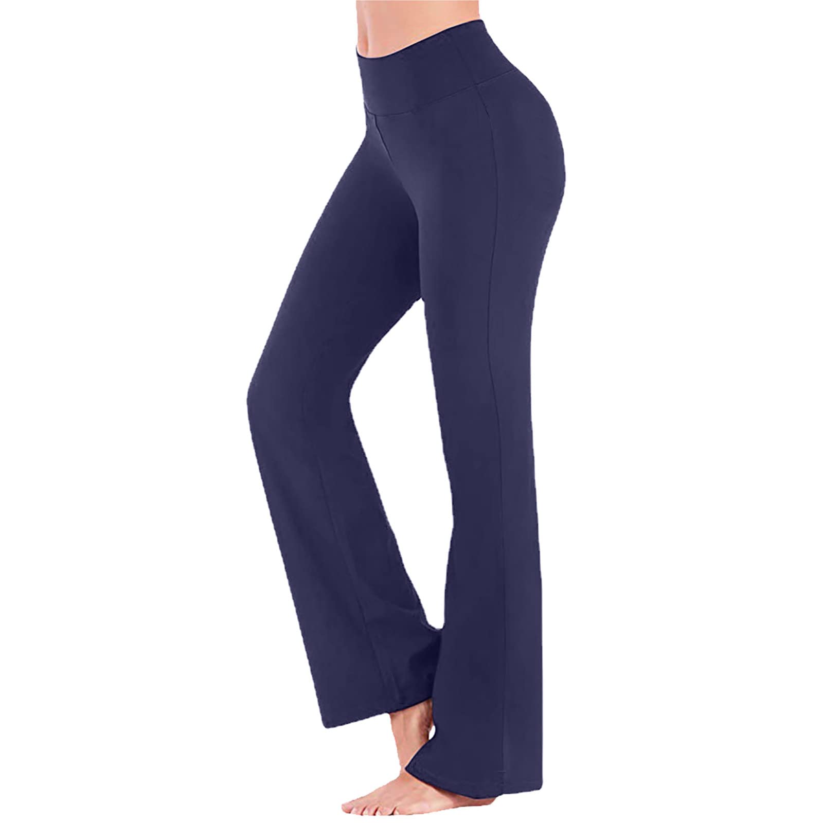 Women's High Waisted Flare Leg Bootcut Yoga Pants - Stretchy Bell Bottom Workout Leggings for Running, Gym & Casual Wear