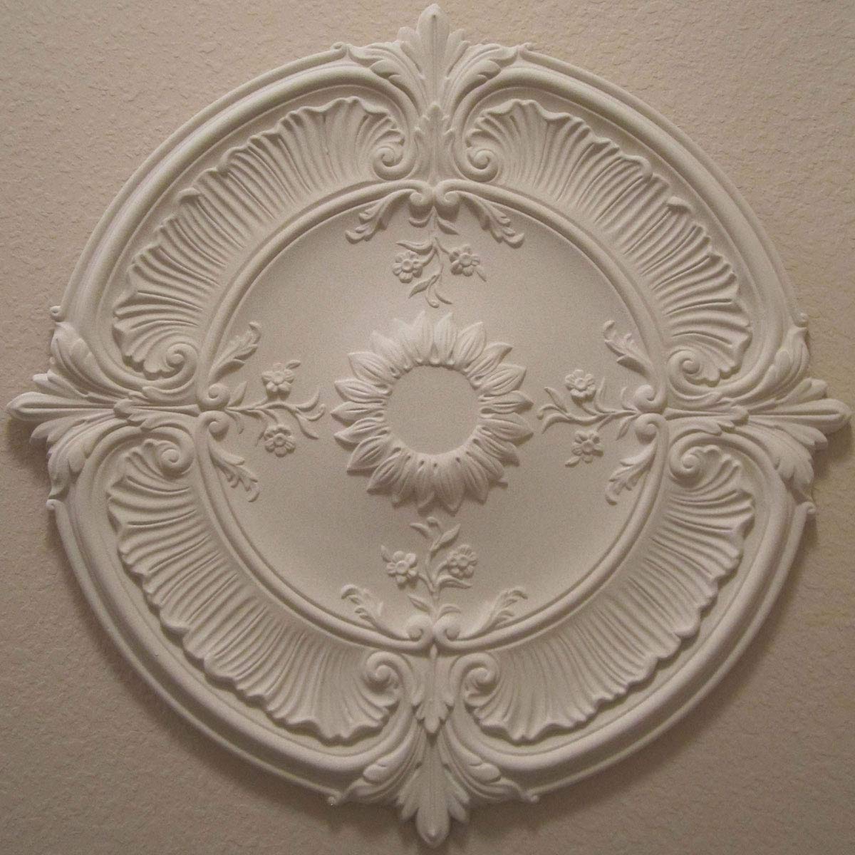 Ekena Millwork CM30ATPCC Attica Acanthus Leaf Ceiling Medallion - 30 1/8