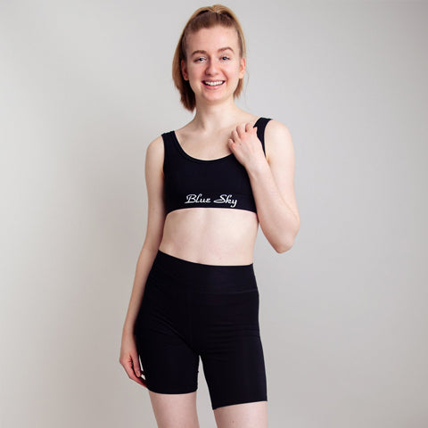 Blue Sky Dylan Bra - Wireless Comfortable Sports Bra for Women, Perfect for Yoga, Running & Gym Workouts