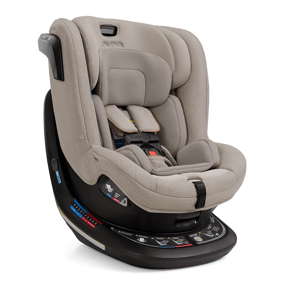 Nuna REVV 360 Rotating Convertible Car Seat for Toddlers - Safe & Easy to Install Infant to Booster Car Seat with Side Impact Protection - Perfect for Family Travel & Daily Commute