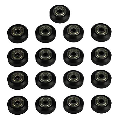 ULTECHNOVO 13Pcs 3D Printer V Wheels - Plastic Pulley Linear Bearing Replacement Parts for Smooth Motion - Perfect for Ender 3, CR-10, DIY 3D Printer Maintenance & Upgrades