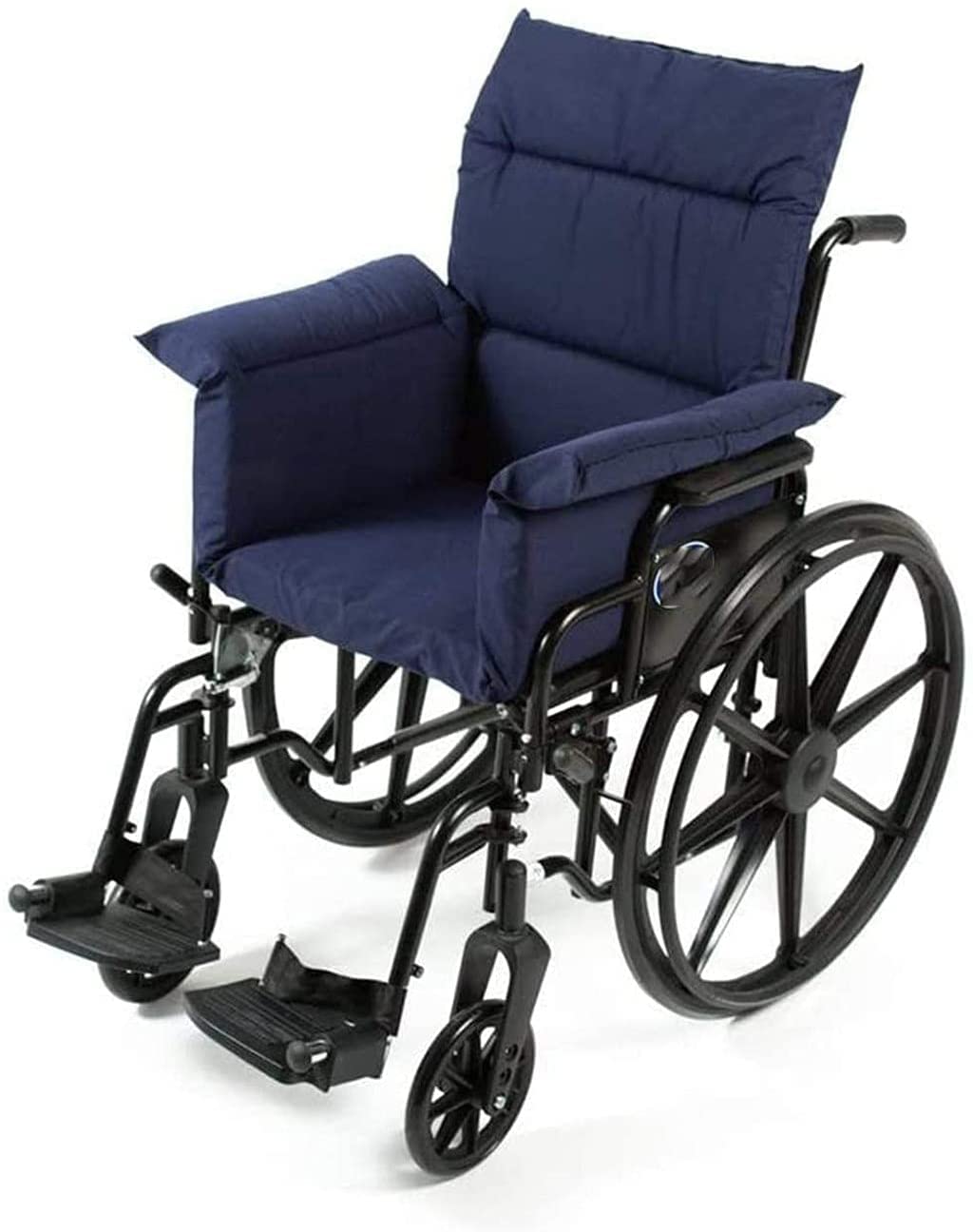 **Pressure Relief Wheelchair Cushion with Back Support - Washable Polyester/Cotton Cover - Red - Ideal for Comfort & Posture Support at Home or Travel**