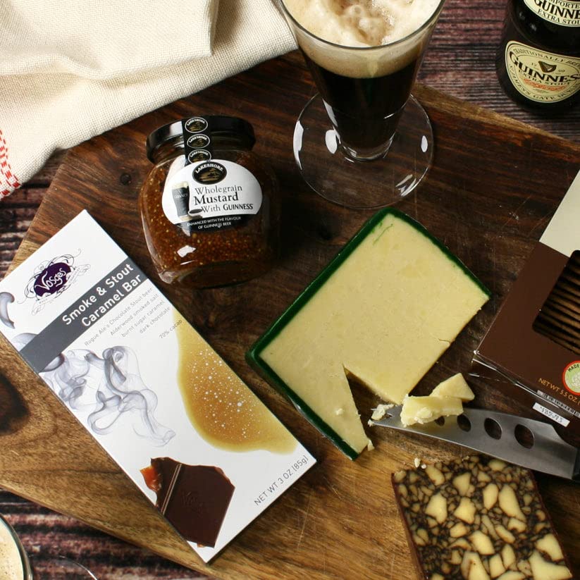 Kerrygold Dubliner Cheese with Irish Stout - 5 lb Whole Wheel | Sweet, Nutty & Rich Flavored Cheese | Perfect for Charcuterie Boards, Wine Pairings & Gourmet Gifts