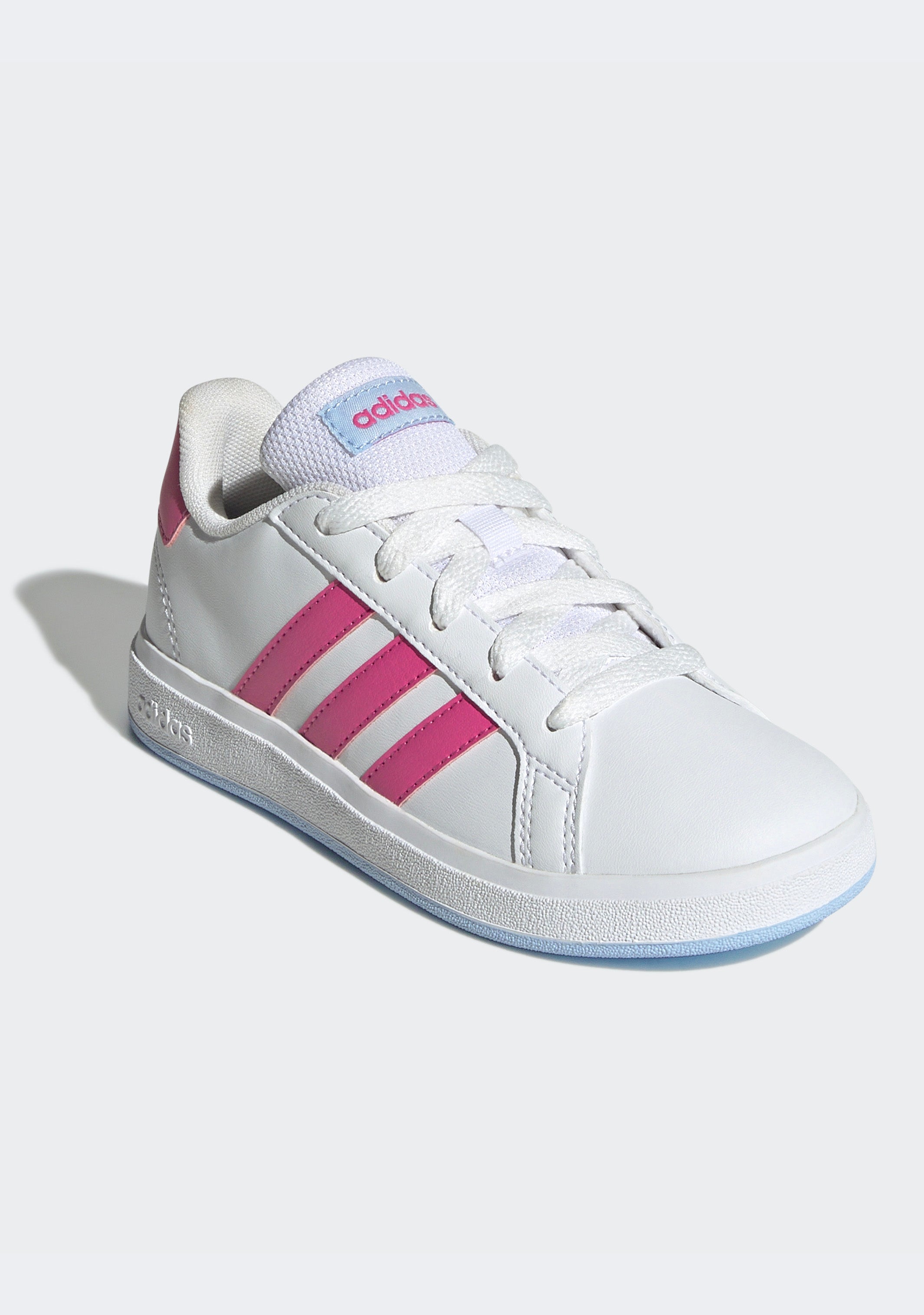 Adidas Grand Court 2.0K Kids' Sneakers - Lightweight Comfortable Tennis Shoes for Boys & Girls - Perfect for School, Playground & Everyday Wear