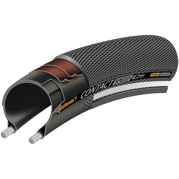 Contact Speed II BW 26 x 1.6 Bicycle Tire - High Performance Road Bike Tires for Racing, Commuting & Urban Cycling - Durable, Lightweight & Puncture Resistant
