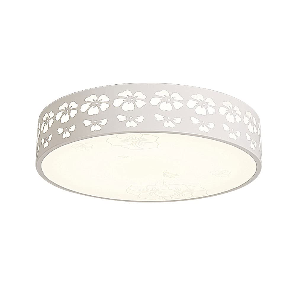 Modern LED Ceiling Light - Round Bird Nest Design, Dimmable Surface Mount Fixture for Living Room, Bedroom, Kitchen | Energy Saving Home & Office Lighting Solution