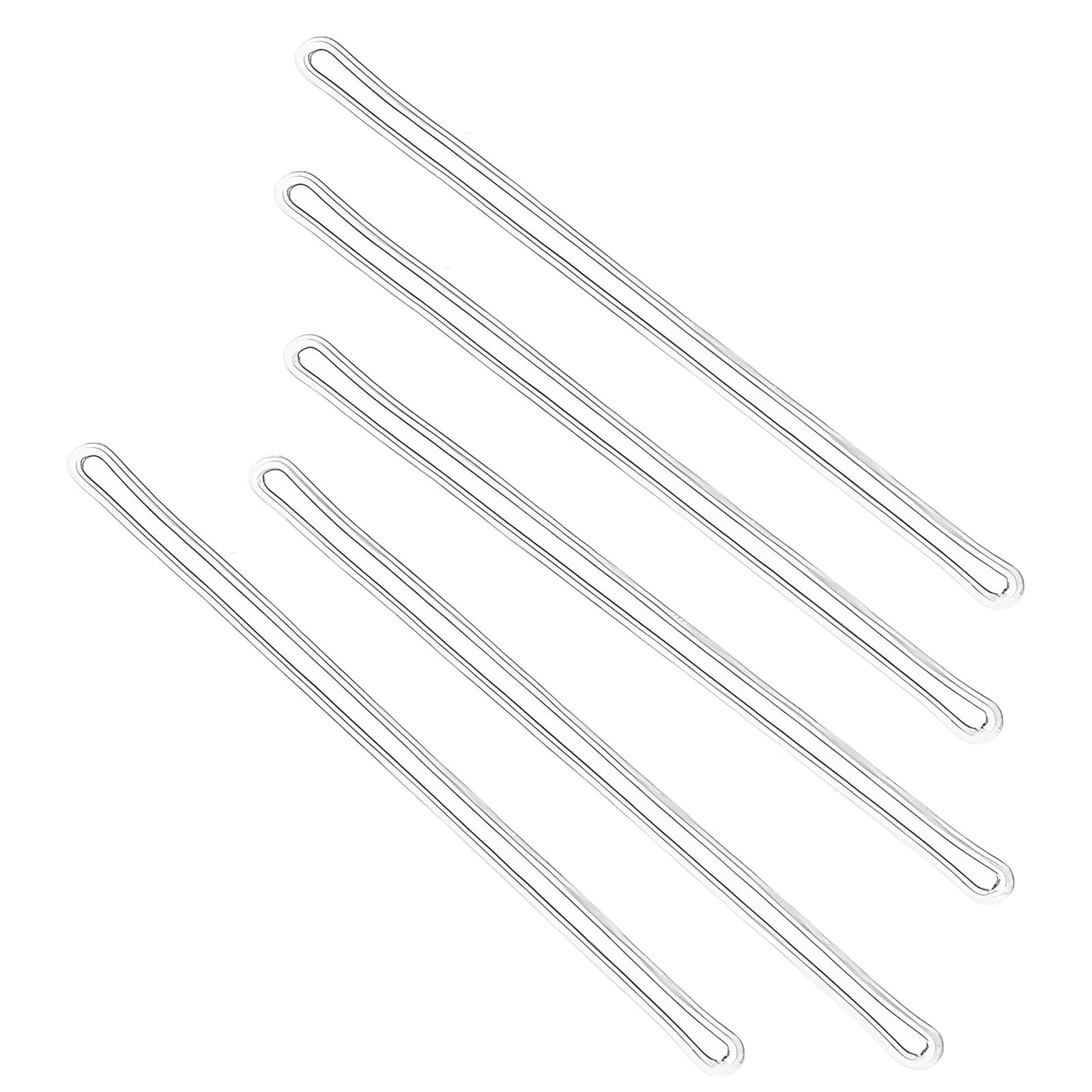 GYBest 100-Pack 6-Inch Clear Plastic Luggage Tag Loops - Durable Travel Accessories for Suitcases, Backpacks & Bags - Perfect for Airports, Hotels & Business Trips