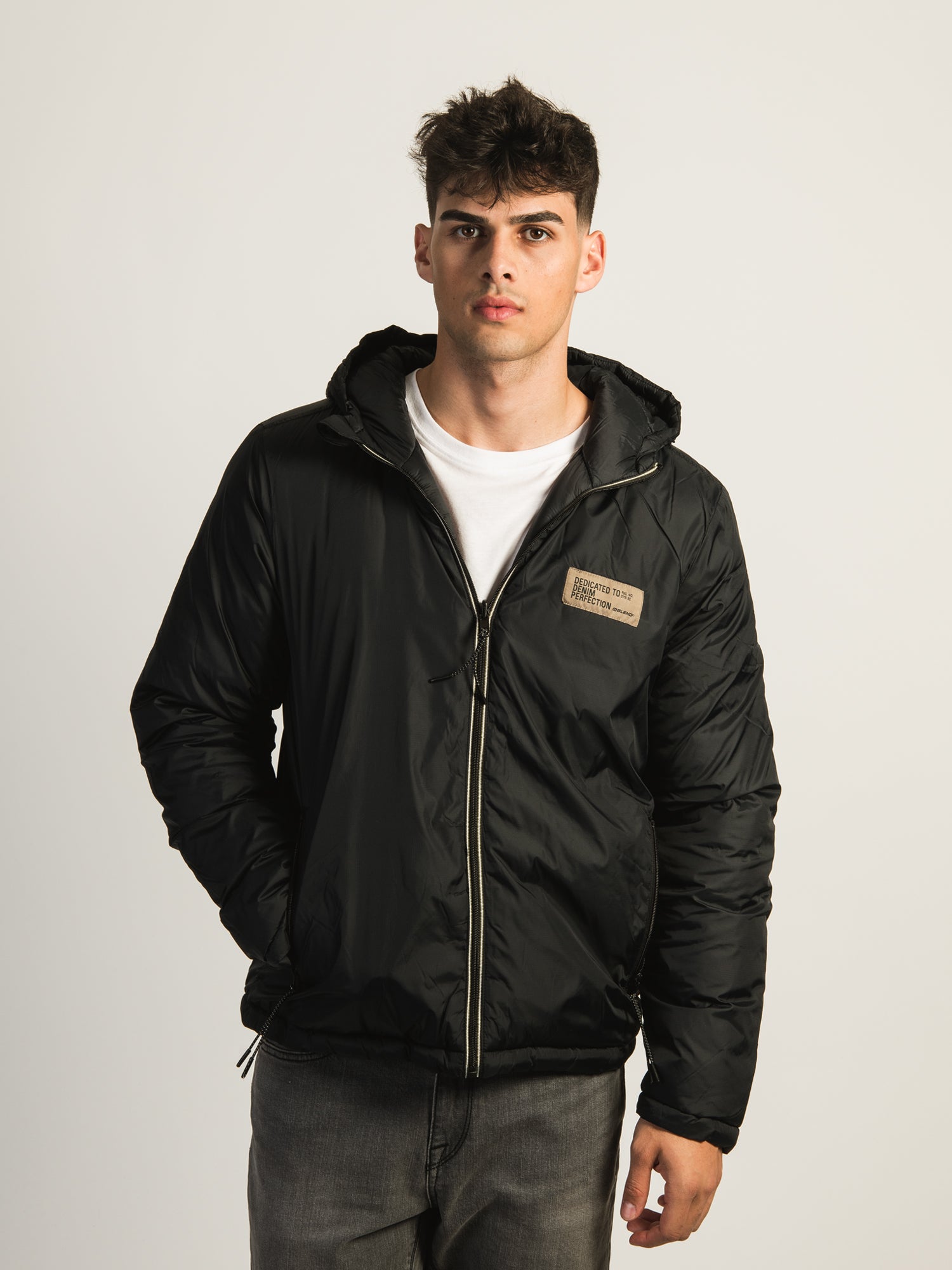 BLEND PUFFER REVERSE JACKET - Lightweight Winter Coat for Men & Women, Waterproof Windbreaker with Hood | Perfect for Outdoor Activities, Skiing, and Cold Weather Fashion