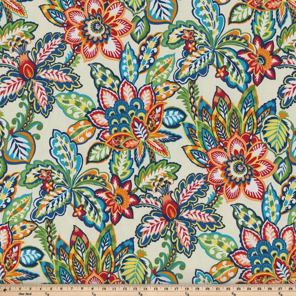 Pillow Perfect Bright Floral Indoor/Outdoor Chaise Lounge Cushion - 80