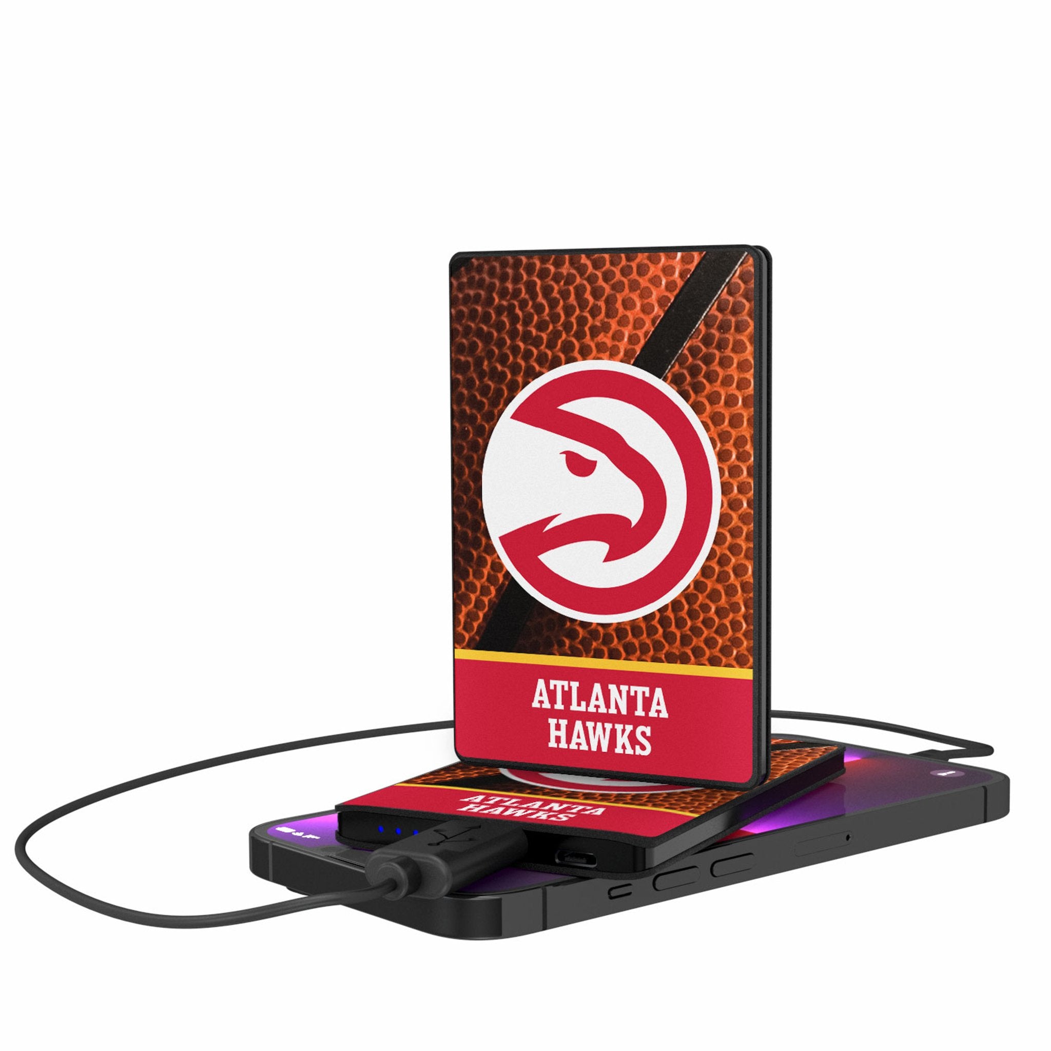 Atlanta Hawks NBA Portable Power Bank 2500mAh - Slim Credit Card Sized Phone Charger for Travel, Work & Game Day