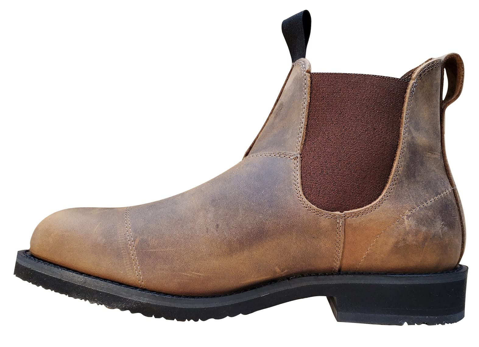 Canada West Men's Romeos Boots - Durable Leather Work Boots for Men - Comfortable Slip-On Design - Perfect for Construction, Farming & Outdoor Work