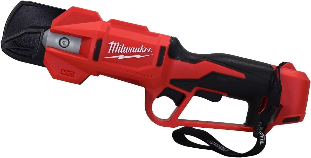 Milwaukee 2534-21 12V Cordless Pruner Shears Kit with Battery and Charger - Lightweight Electric Hedge Trimmer for Gardening, Landscaping & Tree Care