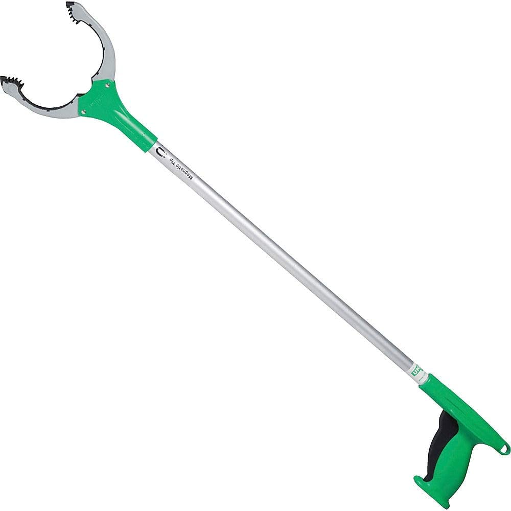 Unger Trigger Grip Nifty Nabber - 32 Inch Reacher Grabber Tool for Trash Pickup, Litter Collection & Elderly Assistance | Lightweight Extendable Grabber for Outdoor Cleaning, Home Use & Mobility Aid
