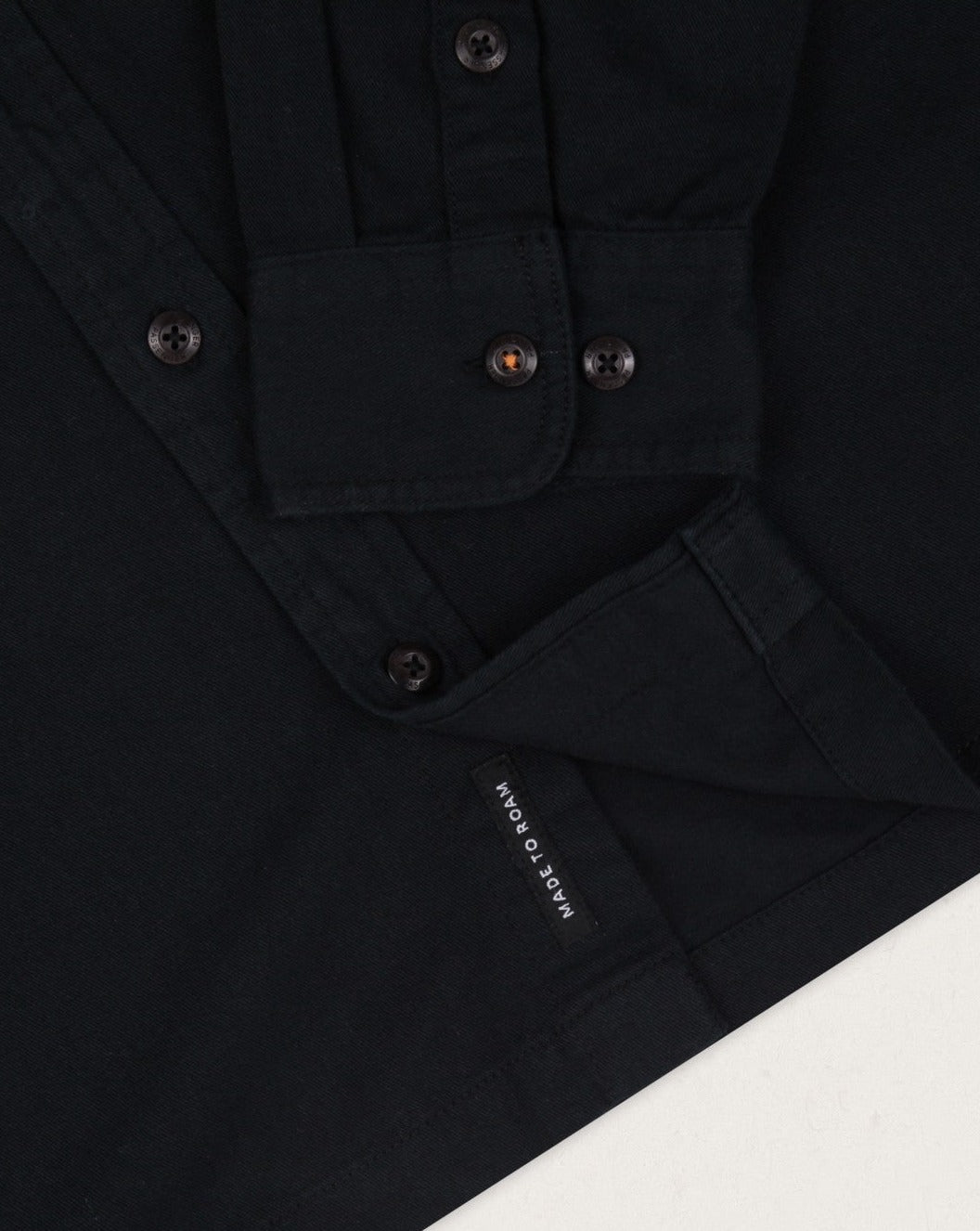 Organic Cotton Long Sleeve Shirt for Men - Soft Breathable Comfort Fit Black Tee - Perfect for Casual Wear, Office & Outdoor Activities