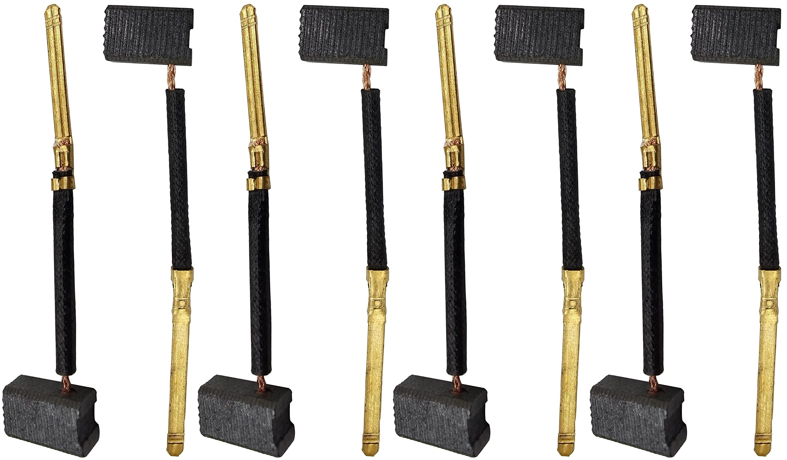 DeWalt/Black & Decker Power Tool Carbon Brushes 445861-25 - Replacement Parts for Drill, Jig Saw, Sander, Grinder & More (4 Pairs) - Perfect for DIY Projects & Professional Tool Maintenance