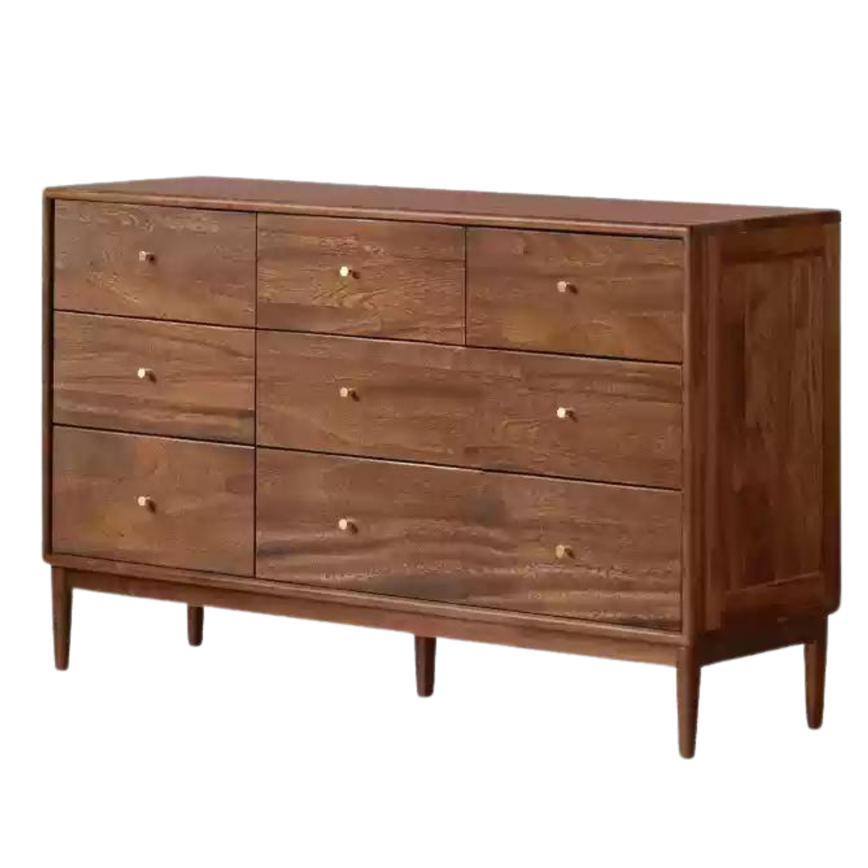 Solid Black Walnut & Oak Wood Drawer - Modern Porch Cabinet for Outdoor Storage & Entryway Organization | Perfect for Patio, Deck, and Garden Decor
