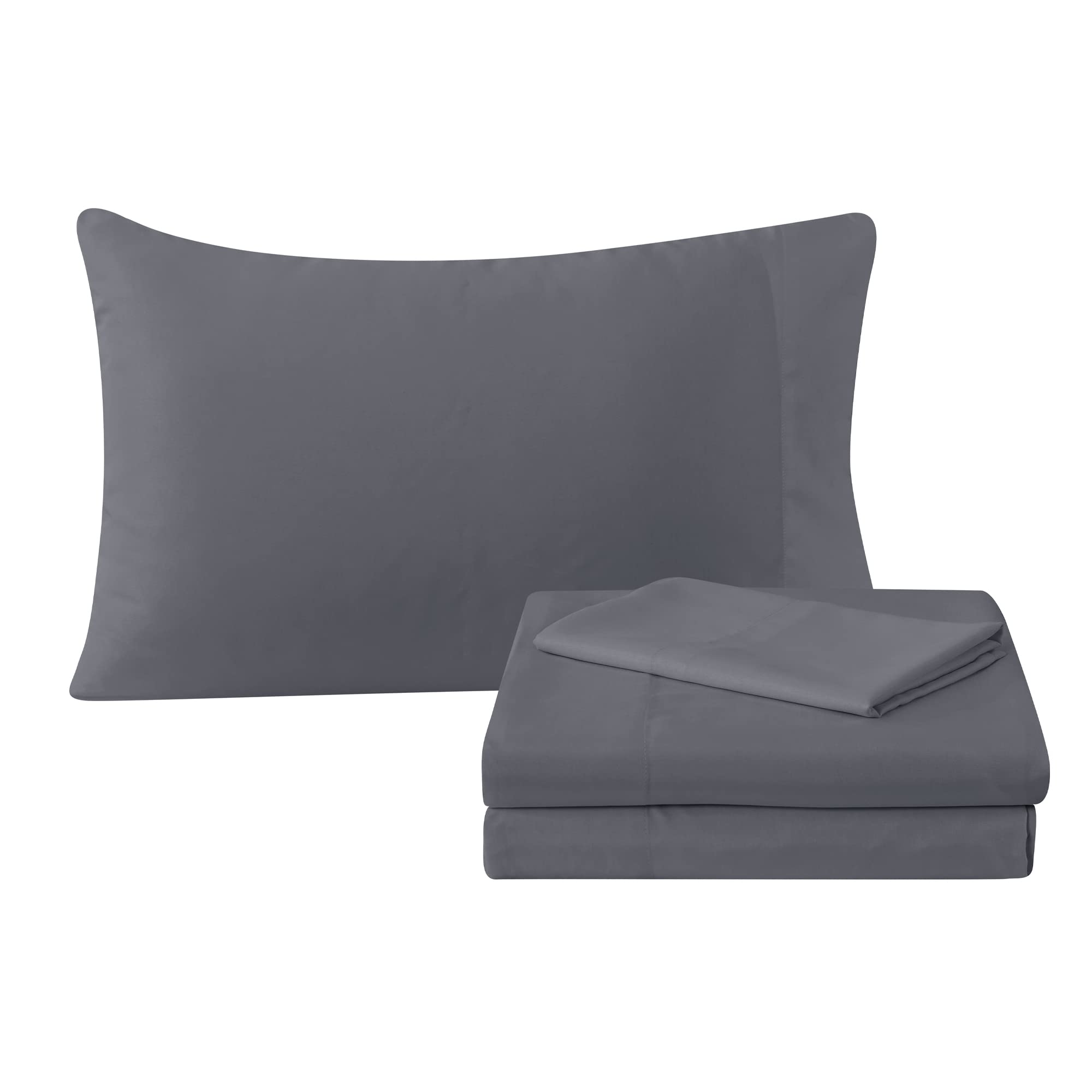 Modern Threads Cadence Collection Reversible Microfiber Comforter Set - King Size Luxury Bedding with Comforter, Sheets, Shams & Pillowcases - Elegant Printed Design for Master Bedroom & Guest Room Decor
