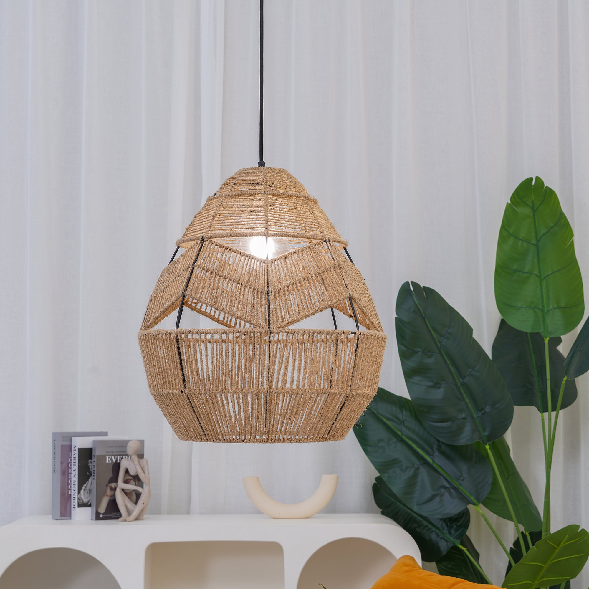 Adelaide Pendant Light - Modern Glass Ceiling Lamp for Dining Room, Kitchen, Living Room | Elegant Hanging Light Fixture with Adjustable Cord | Perfect for Home Decor & Interior Design