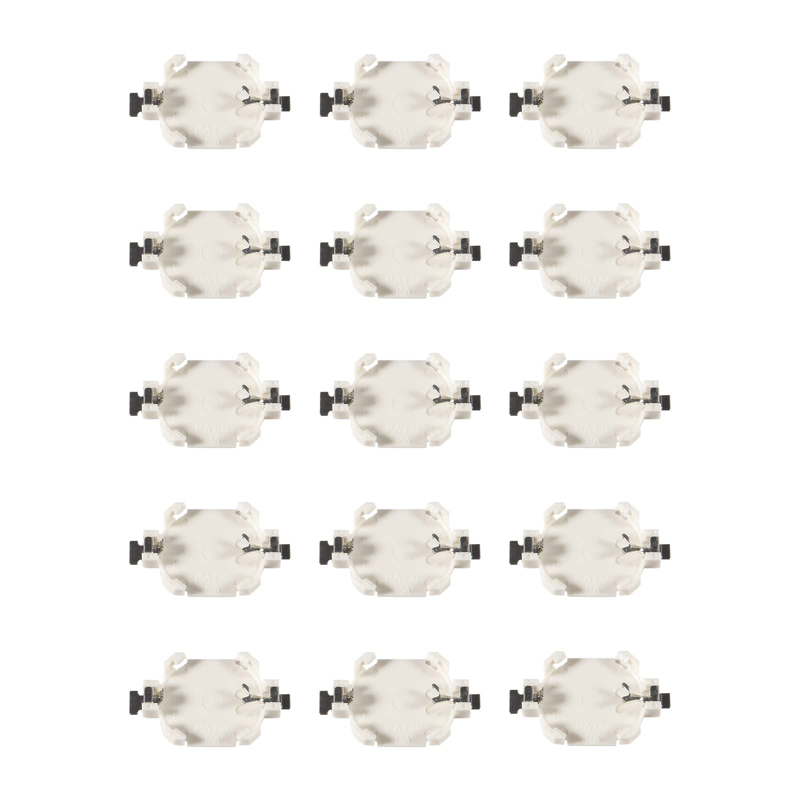 Alinan 15pcs CR1616 SMT Button Battery Holder - Portable Coin Cell Socket for Gameboy GB GBC GBA Game Card Save Data - Perfect for DIY Electronics & Retro Gaming Accessories