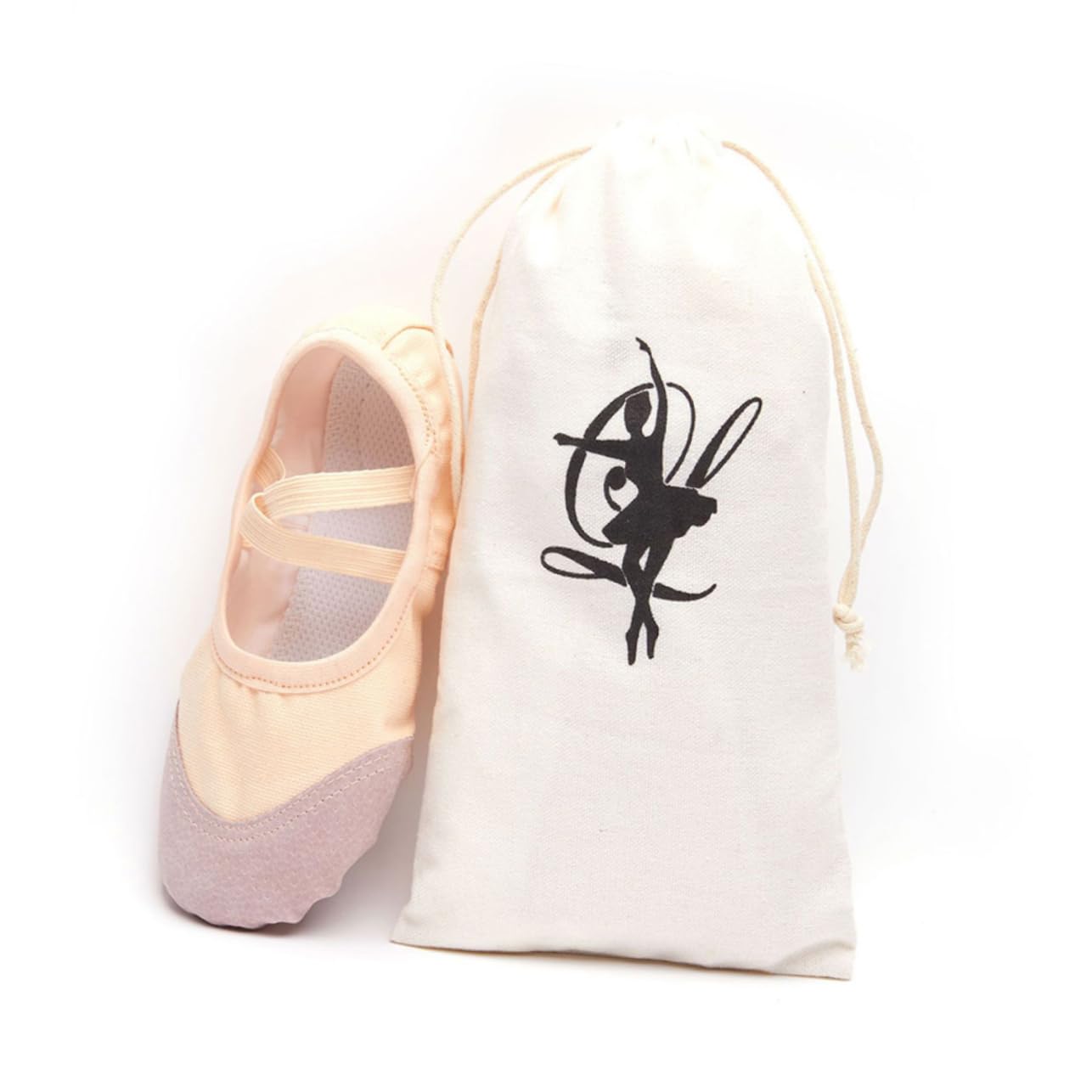COOLHIYA 5-Pack Drawstring Shoe Bags for Ballet & Dance - Durable Storage Pouches for Practice, Travel, and Gym Essentials
