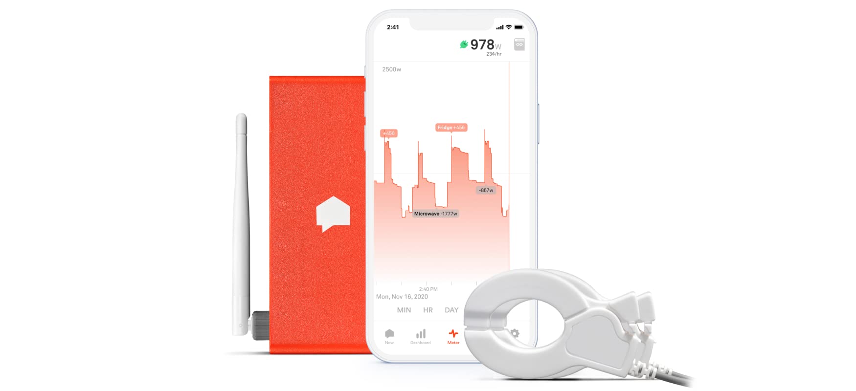 Sense Energy Monitor - Real-Time Electricity Usage Tracker for Home & Business - Save Money & Energy - ETL/Intertek Safety Certified - Perfect for Smart Homes, Solar Panel Monitoring & Energy Efficiency Optimization
