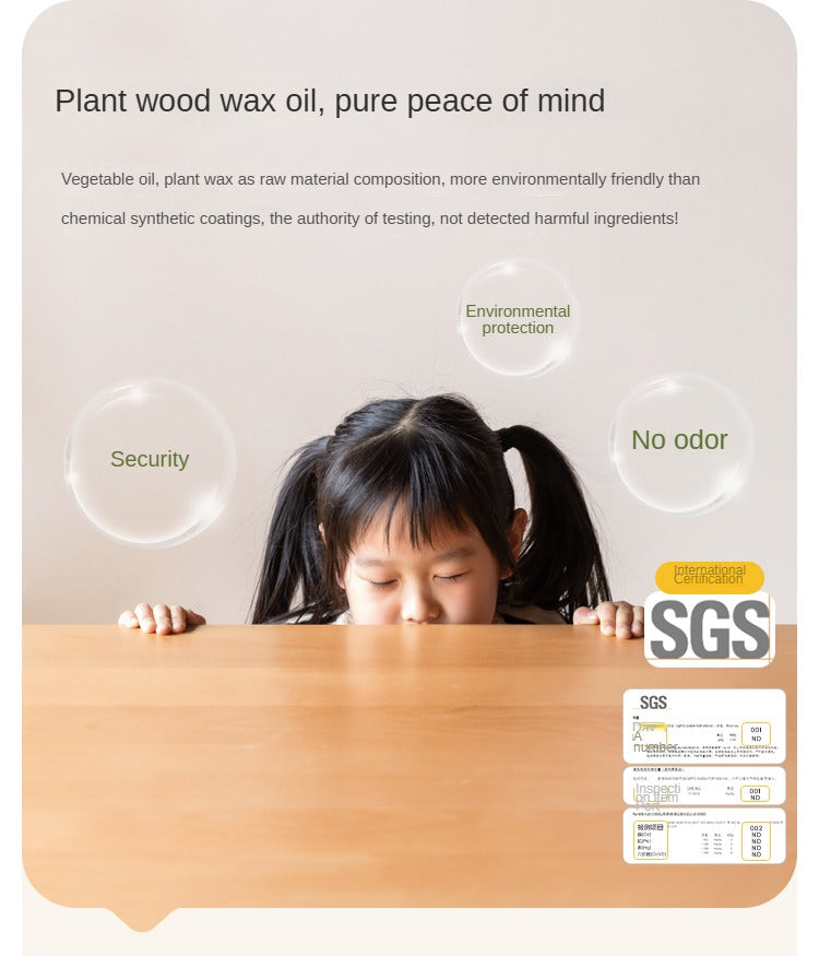 Solid Wood Kids Bookshelf - Beech, Oak, Poplar - Multi-Functional Storage Shelf for Bedroom, Playroom & Nursery Organization