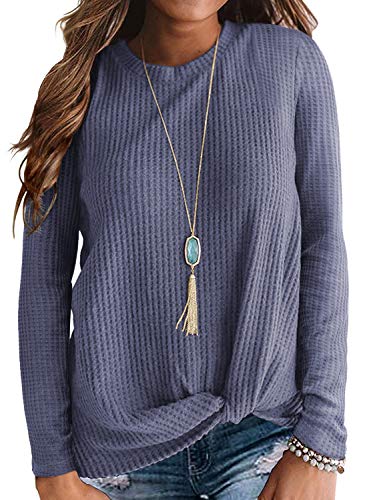A08 Long Sleeve Purple Gray