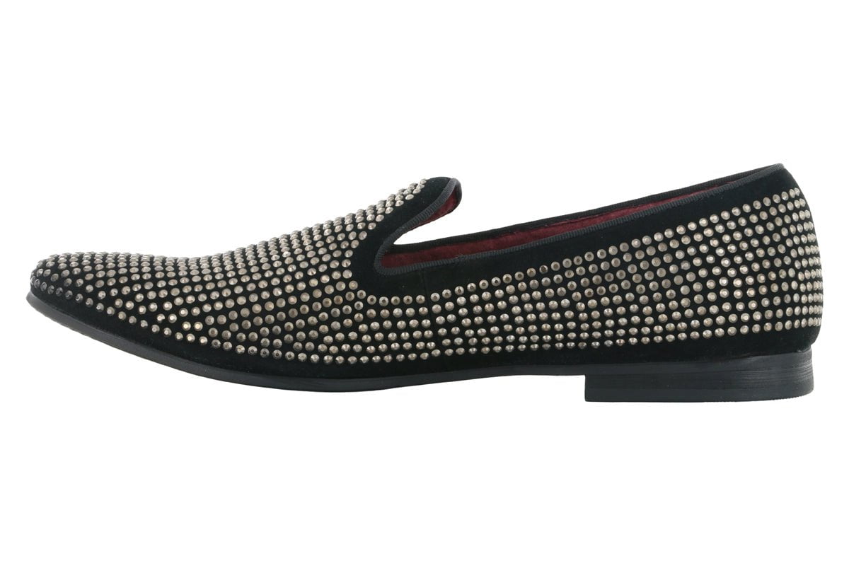 Steve Madden Caviarr Silver Rhinestone Loafers for Women - Stylish & Comfortable Slip-On Shoes for Work, Party & Casual Wear