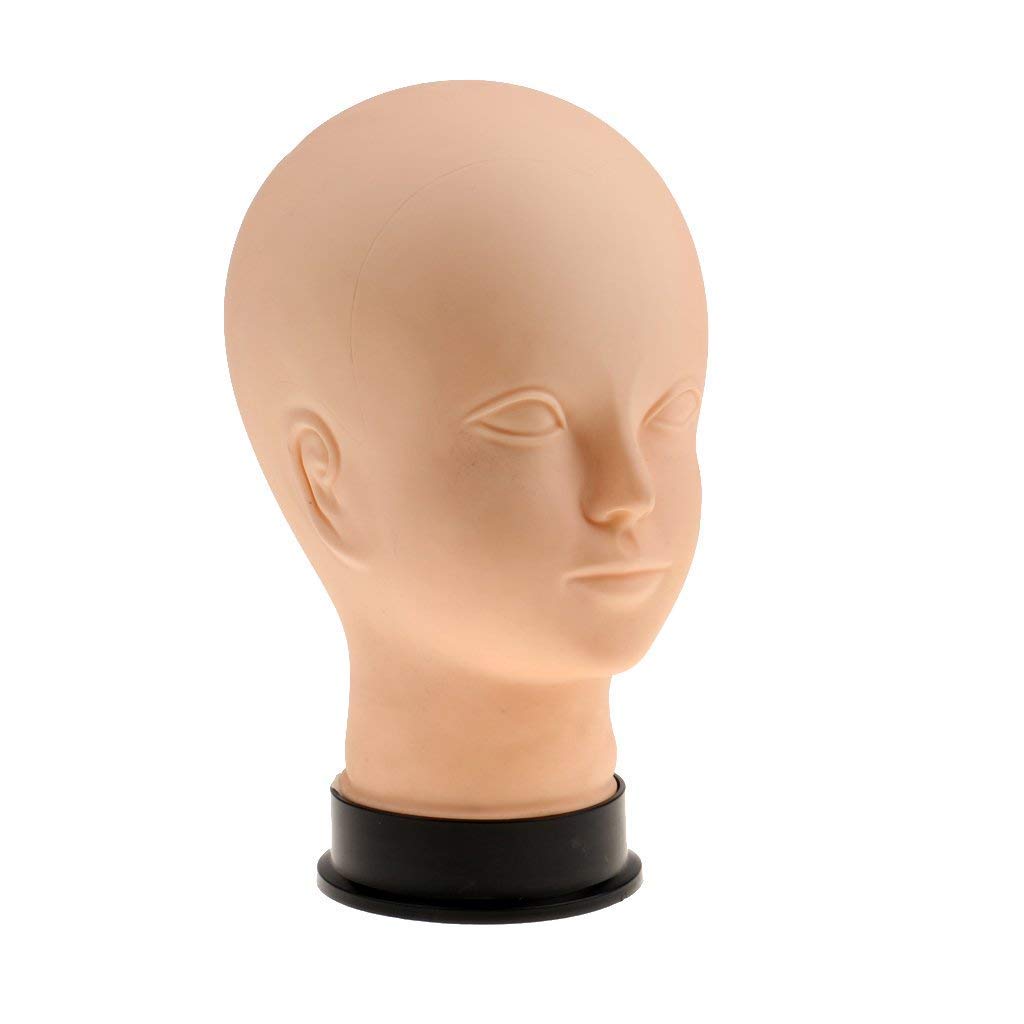 Professional Makeup Mannequin Head with Wig Stand - Ideal for Eyelash Extensions, Makeup Practice, Acupuncture & Massage Training - Perfect for Beauty Schools & Salon Professionals