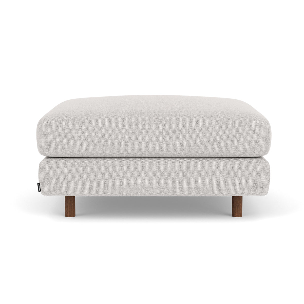 Dylan Fabric Ottoman - Soft and Stylish Footrest, Storage Bench, Living Room Accent Piece - Perfect for Small Spaces, Bedroom, or Lounge Area