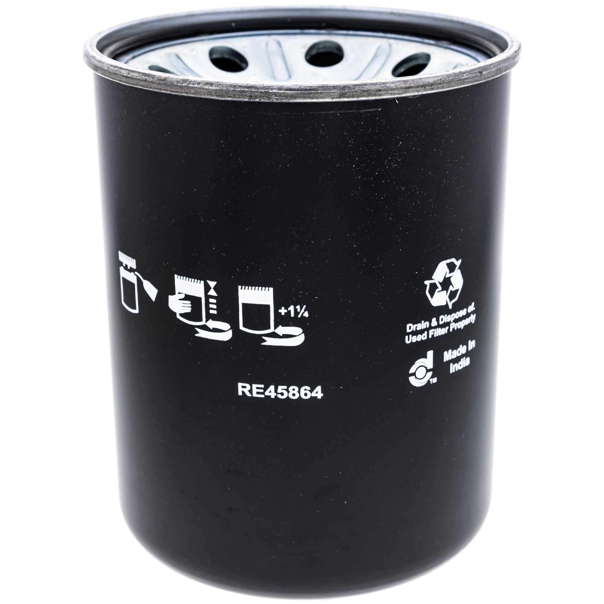 John Deere RE45864 Oil Filter - Compatible with Tractors & Lawn Mowers - Heavy-Duty Engine Protection for Agricultural & Landscaping Equipment