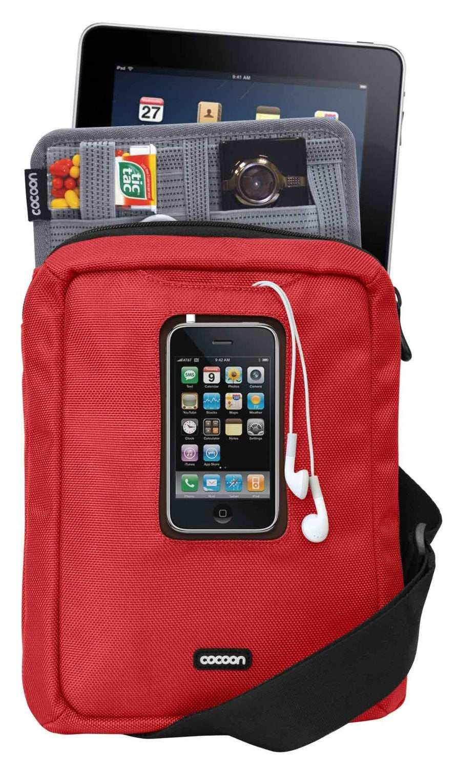 Grid IT Gramercy Messenger Sling Bag for Apple iPad & 10-Inch Tablets - Perfect for Commuting, Travel & Everyday Carry