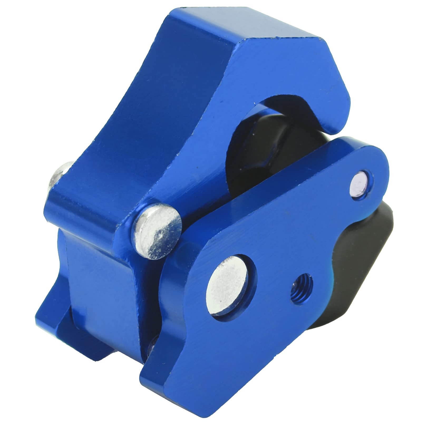 Universal Motorcycle Helmet Hook - CNC Aluminum Alloy Hanger for Scooter & Luggage - Blue - Secure Storage On-the-Go