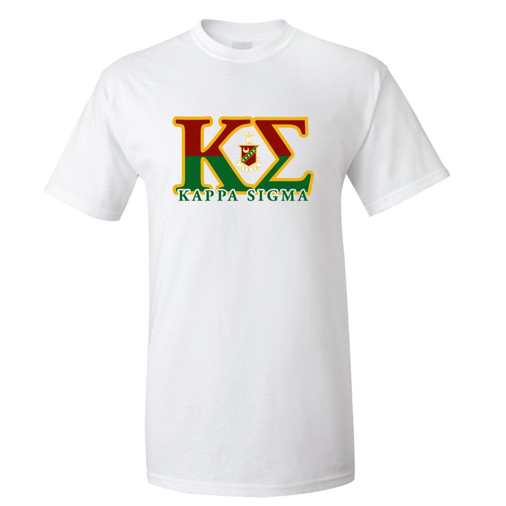 Kappa Sigma Fraternity Short Sleeve T-Shirt - Comfortable Cotton Greek Letter Apparel for College Students, Alumni & Brotherhood Events - Perfect for Rush Week, Campus Wear & Frat Parties