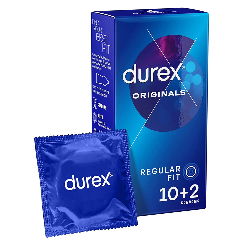Durex Regular Classic Latex Condoms - Ultra Thin & Reliable Protection for Safe Sex | Perfect for Couples & Sensitive Skin | Best for Birth Control & STD Prevention